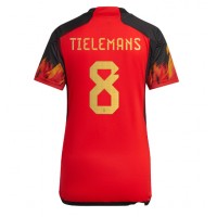 Echipament fotbal Belgia Youri Tielemans #8 Tricou Acasa Mondial 2022 pentru femei maneca scurta